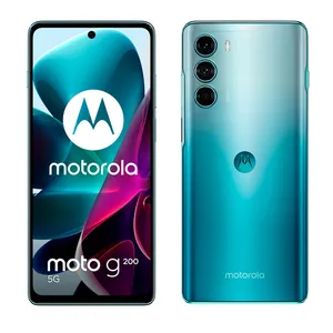 Celular Motorola G200 5G 128 GB Azul Dongle HDMI Remote