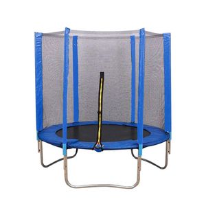 Cama Elástica 6ft 1,83m Red de Seguridad 100kg Azul