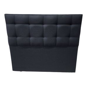 Respaldo Ayfa 1 Plaza y Media Full Twin Tela Rustica Capitone Cuadrado 100cm