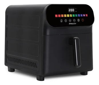 Freidora De Aire Philco 9 Litros 2000w Digital Negra Negro