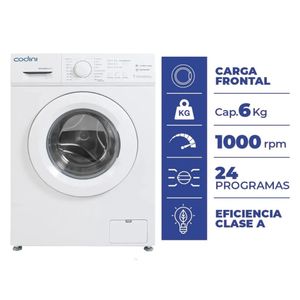 Lavarropas Automático Codini Ecowash 6510 Blanco 6kgs
