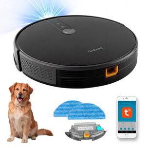 Aspiradora Robot Gadnic Z900 Trapeadora 3 Modos 200m2 App Silenciosa 0.6 Lts