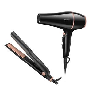 Set Suono Planchita de Cerámica + Secador de Pelo 1800W