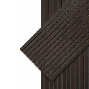 Rollo Vinilo Autoadhesivo 3D Símil Wall Panel 60x300cm MARRÓN