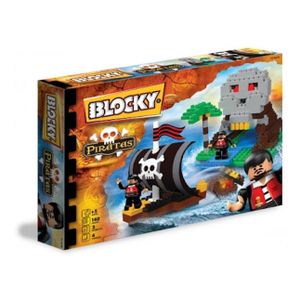 Blocky Isla Pirata Grande Muñecos Piratas Bloques Ladrillos