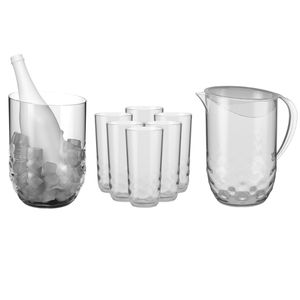 Set Brinox Copas Jarra y Balde Cristal LCOZA00300