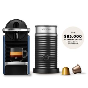 Cafetera Nespresso Pixie Blue D62 Pack