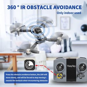 Motor sin escobillas Drone TizzyToy con cámara 4K FPV y batería de 40 minutos