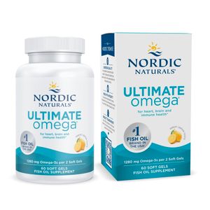 Nordic Naturals Ultimate Omega, sabor a limón, 60