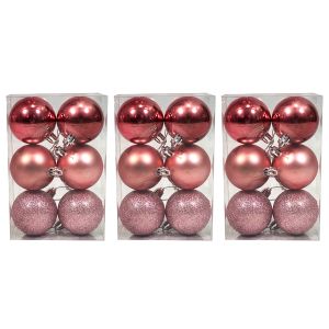 Set de 18 globos de 6cm Gold Rose 3 cajas x 6 un.