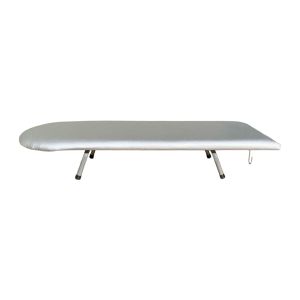 Tabla para planchar de mesa extra grande con tela aluminizada y gancho para colgar