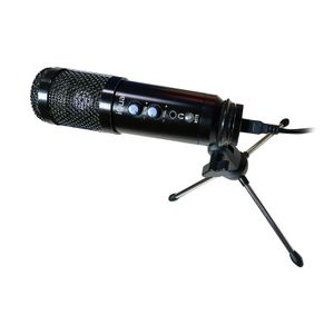 Microfono Condensador Iqual Fm669u Usb Profesional + Tripode