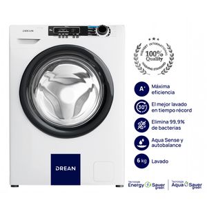 Lavarropas Carga Frontal Drean 6Kg 800 RPM LFDR0608LB0
