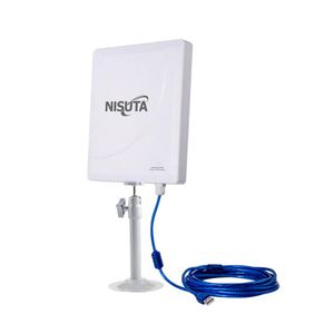 Wireless USB CPE dual band 2.4/5.8GHz, cable 9,5m, ant 12 dBi panel NISUTA - NSWIUCPE600D