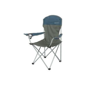 Silla Sillon Plegable Premium De Camping Playa Gris/Azul