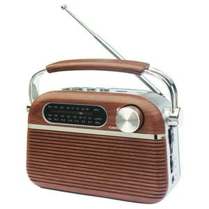 Radio Daewoo Retro Madera DI-RH221BR Bluetooth USB Vintage