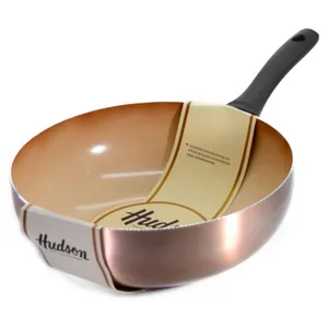 Sartén Antiadherente Cerámico 28 Cm Aluminio Cobre — Hudson Cocina