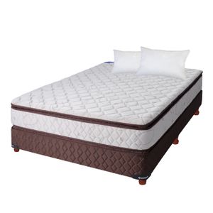 Sommier ZIN Estelar 140x190 Hotelero Firm + 2 Almohadas De Regalo