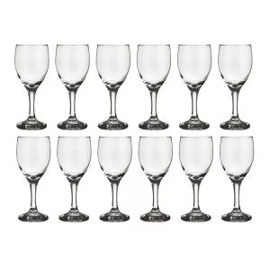  Set X 12 Copas Agua de Vidrio 300 ml Nadir Windsor