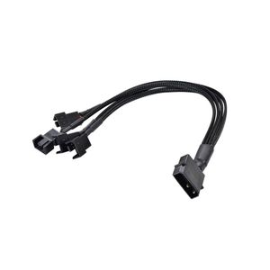 Cable de alimentacion molex 12V a 4 coolers de 4 pines NISUTA - NSAD4CM