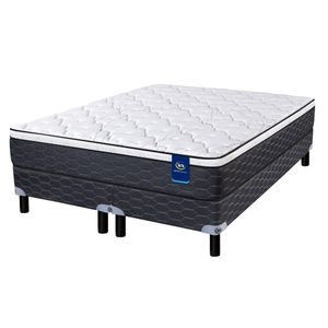 Conjunto Sommier y Colchón de resortes Serta Monett Pocket King Size 180x200 cm