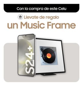 Combo Celular Samsung S24+ 256/12gb Gray + Music Frame