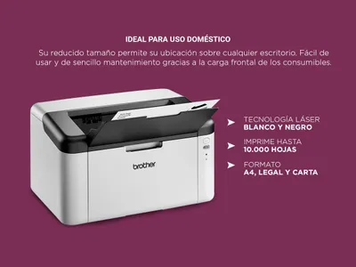 Impresora Laser Brother HL-1212W WiFi Monocromatica Impresoras y  Consumibles Impresoras