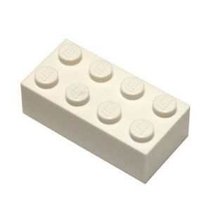 Piezas y Piezas LEGO: Blanco 2x4 Ladrillo x50