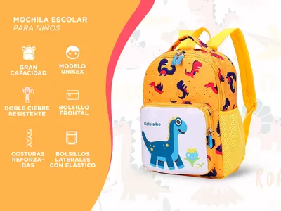 Kids Schoolbag Dinosaur Boys Backpack Mochila Escolar Para Niños De  Dinosaurio
