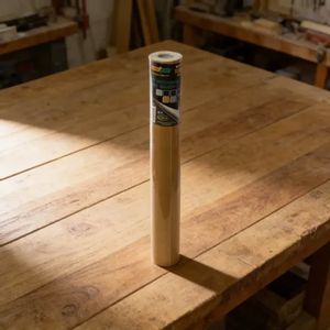 Autoadhesivo Pvc Lama Madera Claro X 10 Metros Premium Simil Madera
