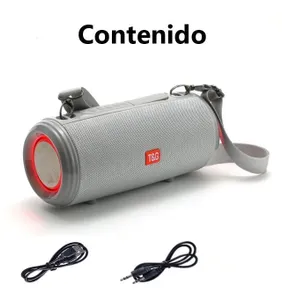 Barra Sonido Bluetooth Portatil Recargable RGB AUX MICROSD USB