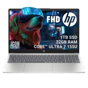 Notebook HP Gamer Intel Core ULTRA 7 155U 32GB 1TB SSD FHD FD1011 Win11 Mineral Silver