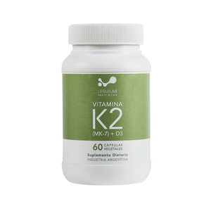 Suplemento Dietario Leguilab Vitamina K2+D3 x 60 Cápsulas $12.99010 $11.691