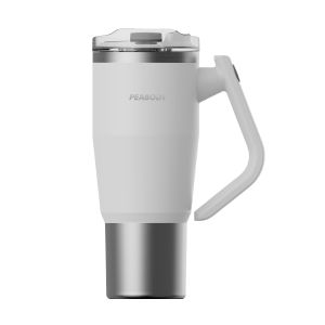 Vaso Térmico Mug Peabody Blanco PE-MG950B 950 ml. Doble tapa