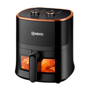 Airfryer Freidora De Aire Sin Aceite 3,8 Lts 1200w Kidoo 040