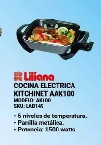 COCINA ELECTRICA LILIANA AK200