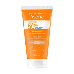 Protector Solar Avene Fluido SPF 50+ con color