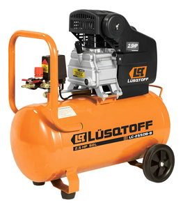 Compresor De Aire Electrico Portatil Lusqtoff Lc-2550 50lts Naranja 50 Hz Monofásica