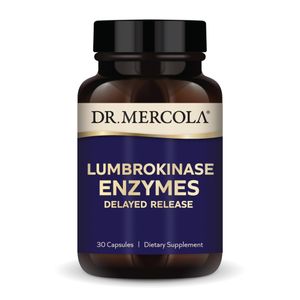 Suplemento dietético Dr. Mercola Lumbrokinase Enzymes 30 cápsulas