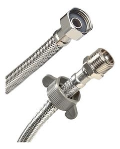 Flexible Mallado P/ Agua Caliente 30cm Acero Macho Giratorio 1920761230 (AF-2076)