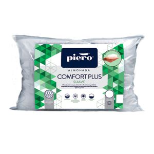 Almohada de Fibra Piero Comfort Plus Suave 70 x 50 cm