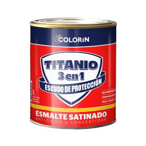 Pintura Esmalte Sintetico Blanco Satinado Titanio Pro 1 Lt