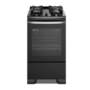 Cocina a Gas Electrolux Efficient 4 Hornallas PerfectCook y FastClean Negra (F4EGB)