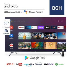 Smart TV UHD 4K 55" BGH ANDROID B5522US6A