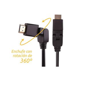 Cable Hdmi Onebox Ob-360 360º Compatible 3d y 4k 1.8mts (648260487515)