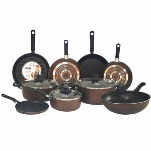 Bateria 12 Pzas Jovifel Bronze Antiadherente
