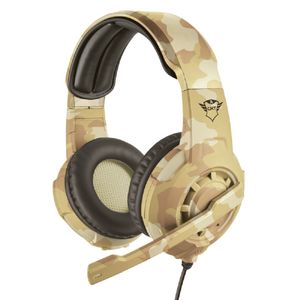 Auriculares gamer Trust Carus desert camo 310D MOBILE, PS4, PC, SWITCH, XBOX