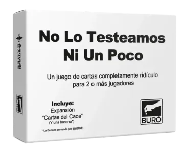 No Lo Testeamos Ni Un Poco Juego Cartas Para Previa