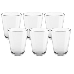 Set x6 vasos 392 ml de vidrio Calipso 