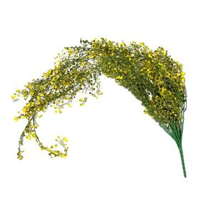 Jardin Vertical Artificial Planta Colgante Amarilla